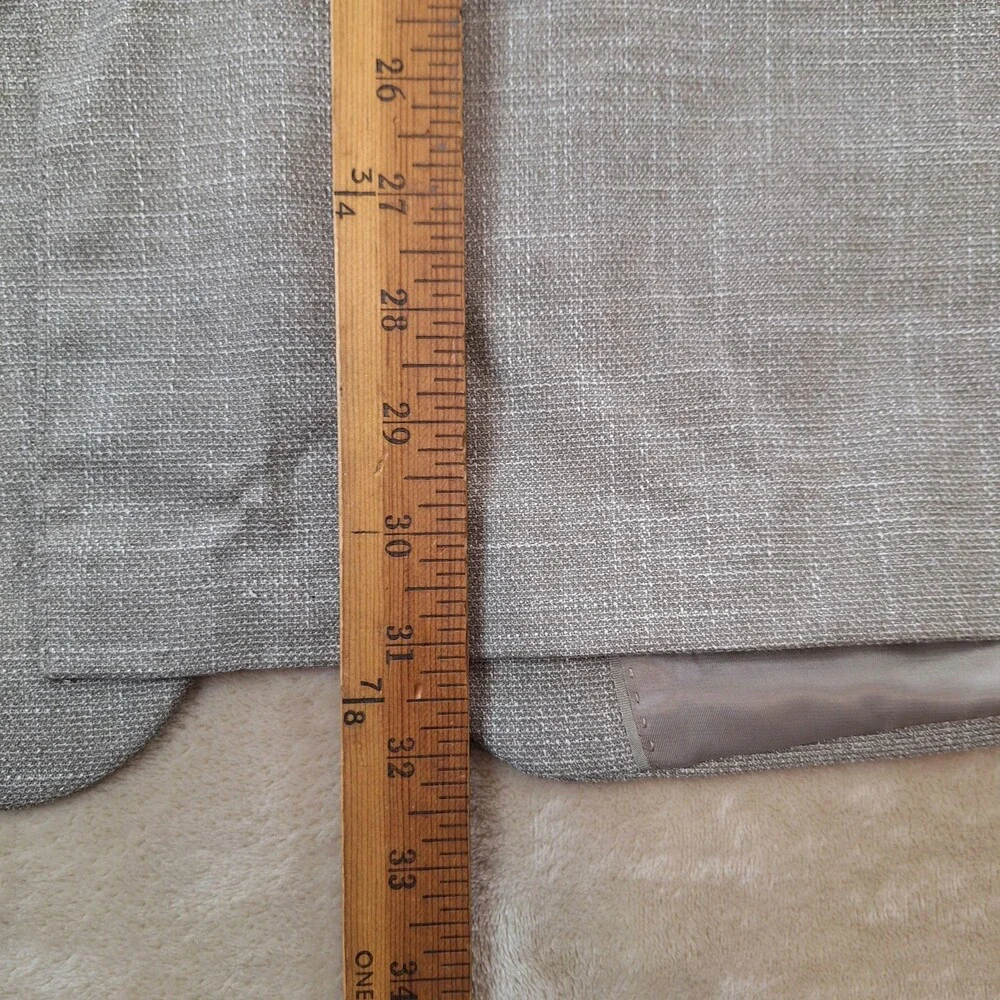 Michael Kors Blazer Mens 46 Regular Beige Check Stretch Single Vent 2 Btn